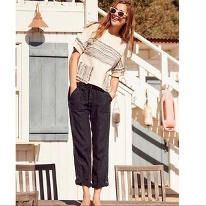 Eva Franco for Anthropologie Nantucket Striped Top